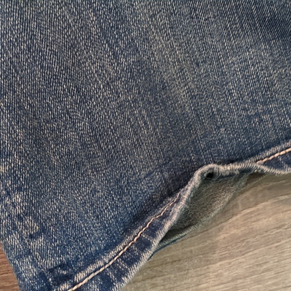 Miss Me Distressed Boot Angel Wing Jeans Size 33 - Picture 8 of 8